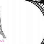 Eiffel Tower Theme Custom Invitations