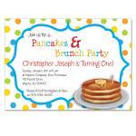 Pancake Custom Birthday Invitation